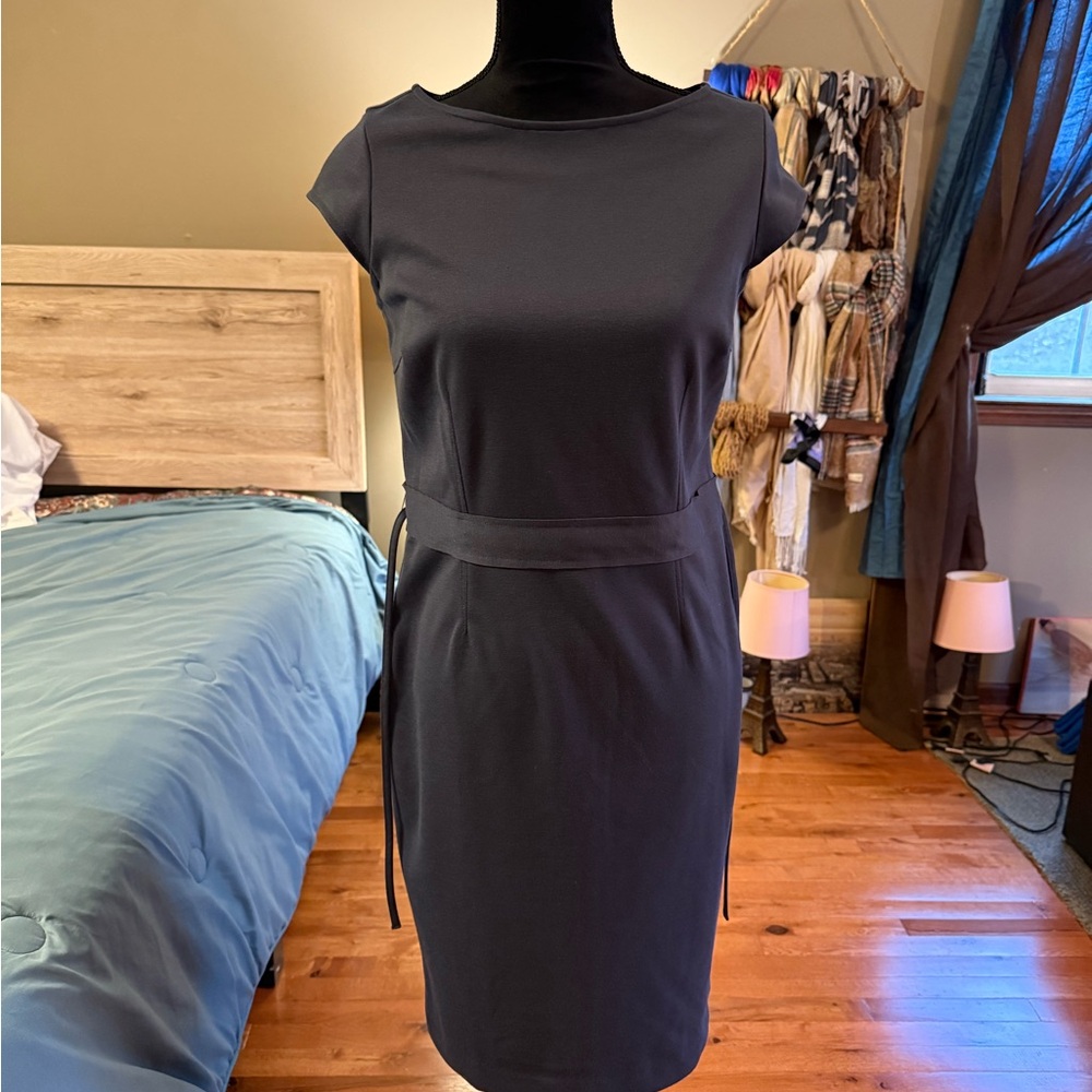 Pamela Dennis Charcoal Midi Dress